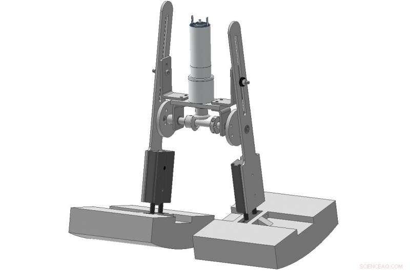 PedestriANS: Adaptive Bipedal Robot That Adjusts Walking Style to Environmental Conditions