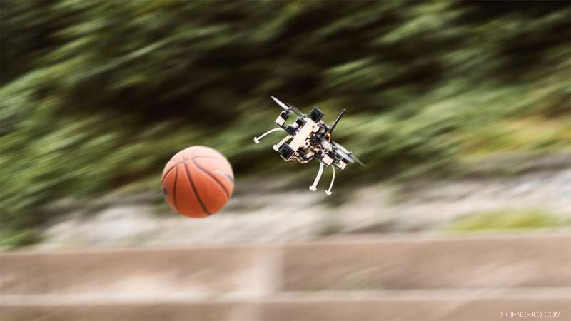 Advanced Drone Outmaneuvers Dodgeball in Zurich Lab Test
