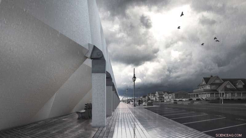 Innovative Giant Umbrellas Transition from Shade Canopy to Robust Storm Shield