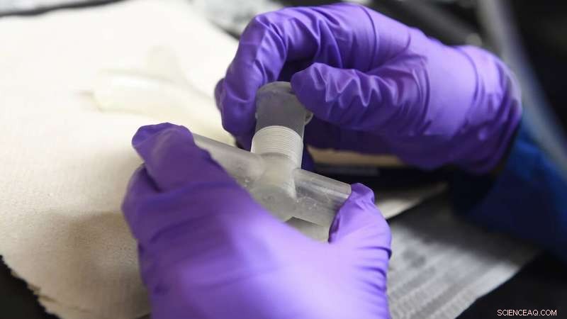 Johns Hopkins Engineers Innovate 3‑D‑Printed Ventilator Splitters to Expand COVID‑19 Treatment Capacity