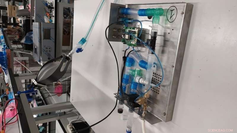 Particle Physicists Engineer Cost-Effective Ventilator for COVID-19 Care