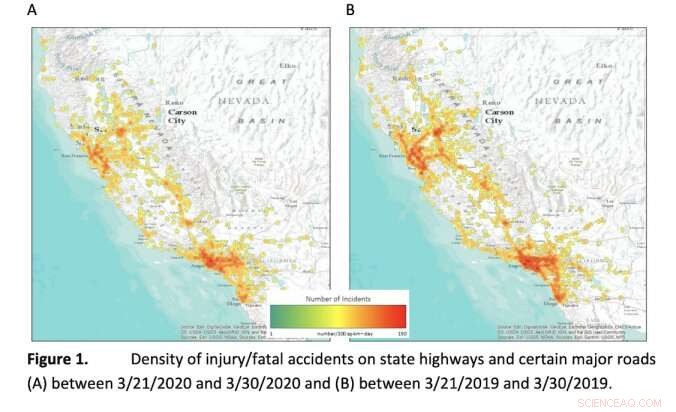 California Traffic Report Reveals Significant Safety Gains Amid COVID-19