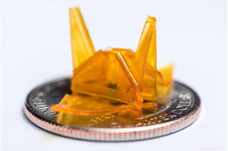Georgia Tech & Peking University Unveil LED-Driven Self-Folding Origami Technique
