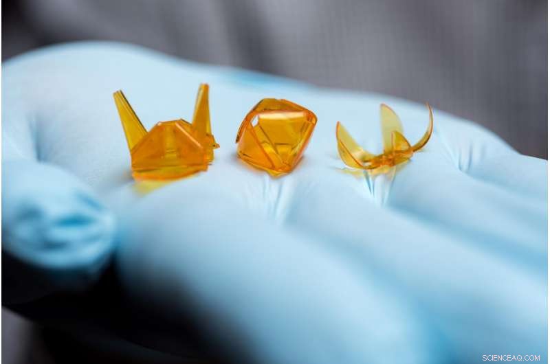 Georgia Tech & Peking University Unveil LED-Driven Self-Folding Origami Technique