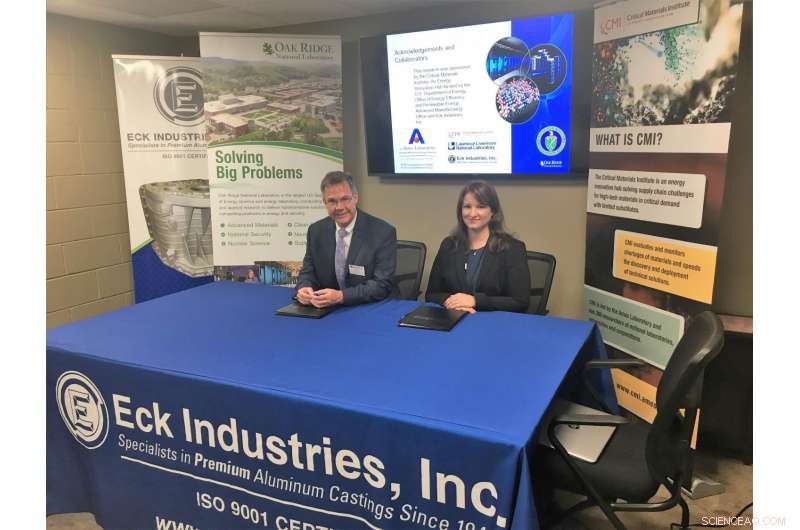 Eck Industries Secures Exclusive License for ORNL-Developed Ce‑Al Alloy