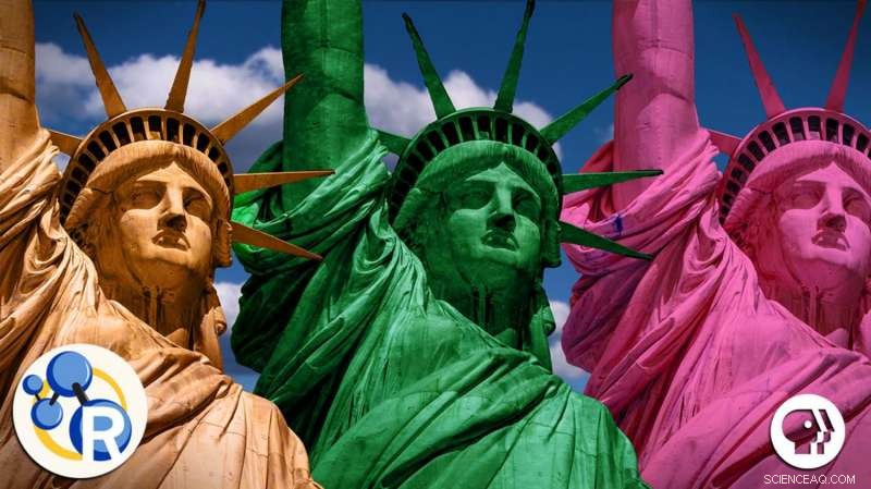 The Real Colors of the Statue of Liberty Revealed