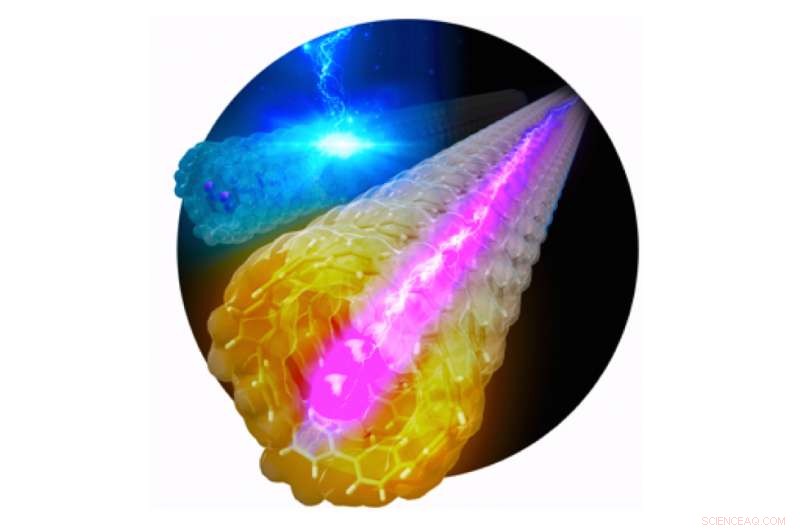 Innovative Carbon Nanoring Material Emits Bright White Light Under Electrical Stimulus