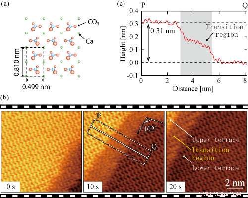 Fast FM‑AFM and Simulations Uncover Atomistic Dissolution of Calcite in Water