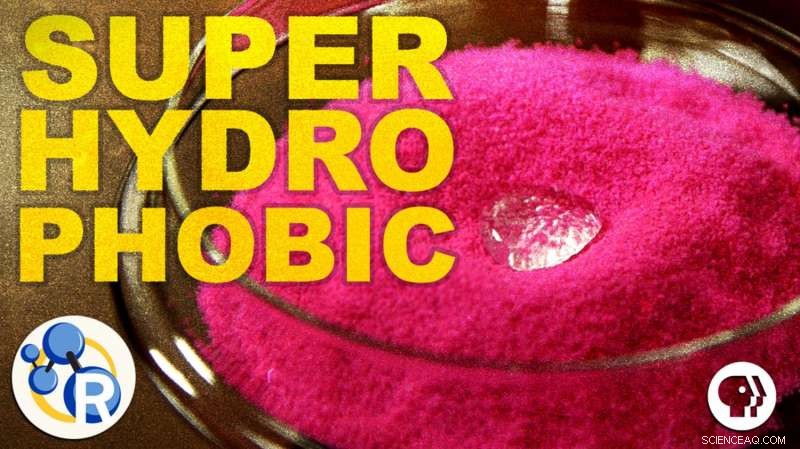 How Superhydrophobic Materials Keep Surfaces Absolutely Dry