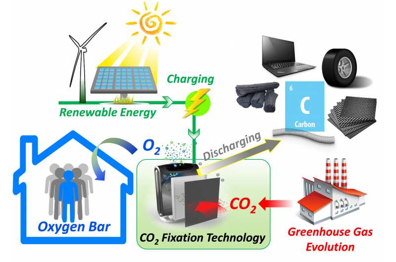 Battery‑Inspired Approach for Efficient Carbon Fixation