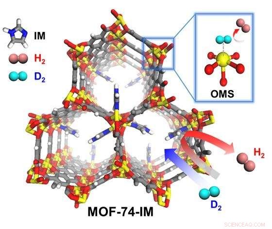 Innovative MOF-Based Hydrogen Isotope Separation System