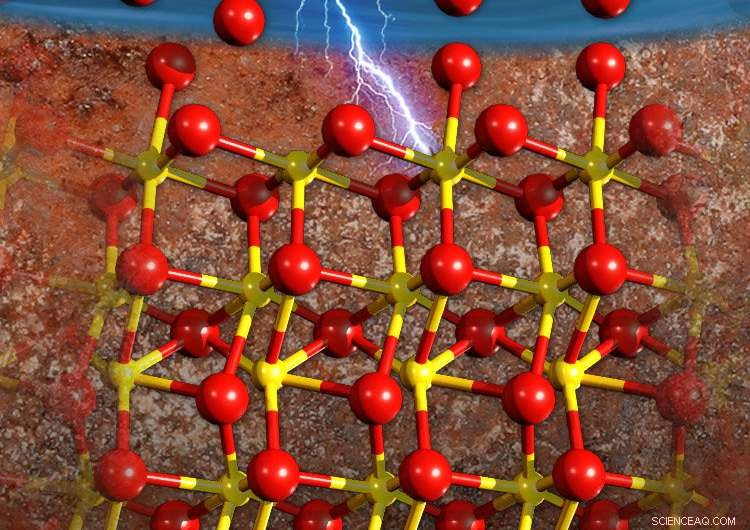 Electrolyte Atom Rearrangement Enhances Ion Flow Under Extreme Conditions