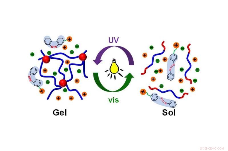 Light‑Controlled Molecular Switch Alters Thermoresponsive Polymer Properties