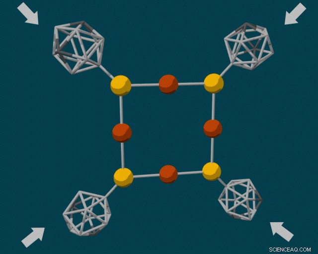 Tiny Diamond Anvils Trigger Chemical Reactions by Applying Pressure