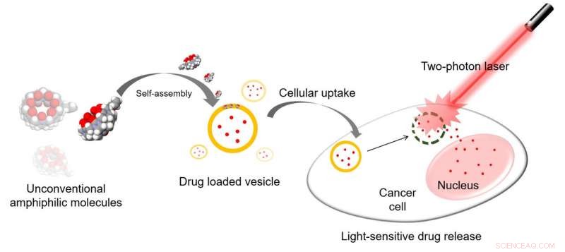 On-Demand Anticancer Drug Delivery via Laser-Triggered Vesicle Release