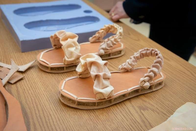 Innovative Biodegradable Shoes Made from Mycelium, Feathers, and Textile Waste