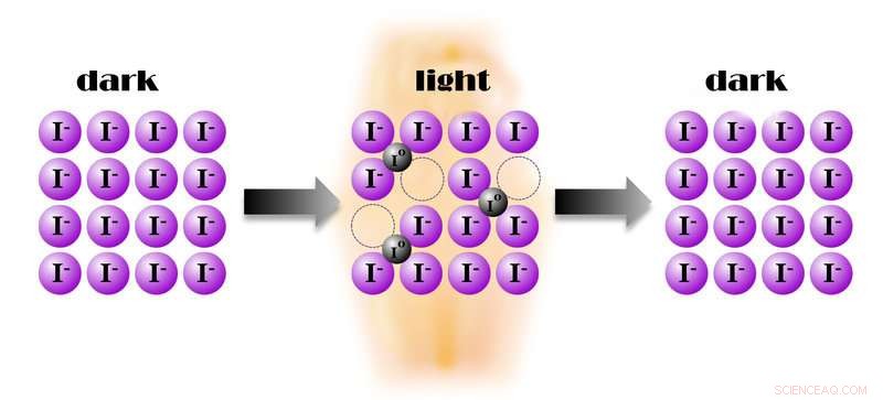 First Demonstration of Light-Controlled Current Transport via Charged Atoms