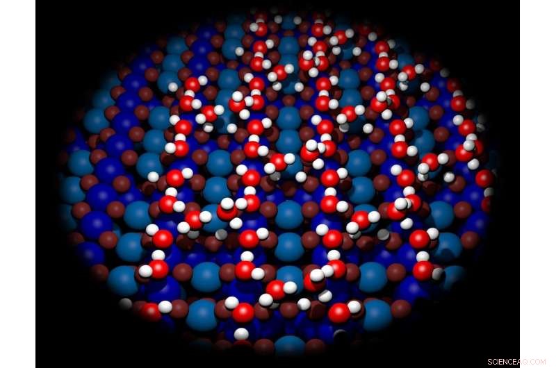 Water Molecules Build Bridges: TU Wien Confirms Complex Surface Structures