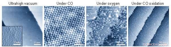 Advanced Visualization of Chemical Reactions on Bimetallic Surfaces