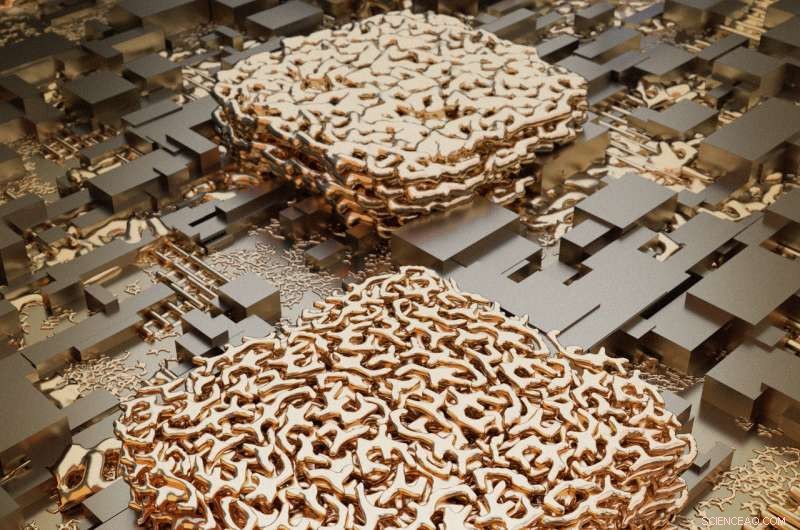 Hierarchical 3-D Printing of Nanoporous Gold: A Breakthrough for Electrochemical Reactor Design