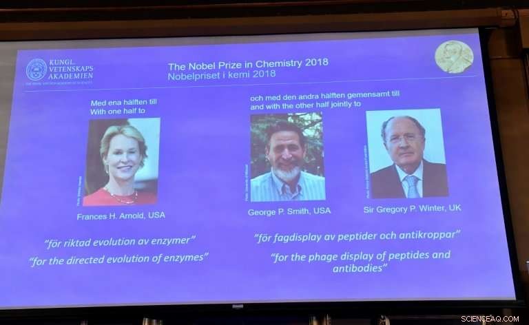 Nobel Prize Awarded to Trio for Engineering Evolution in the Lab