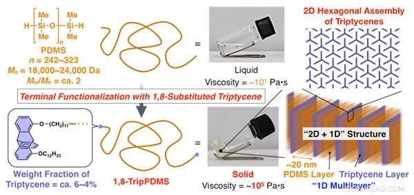 New Self-Assembling Silicone Polymers Form 3D Periodic Structures