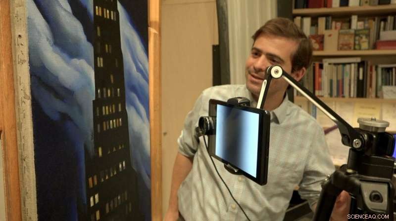 Identifying Surface Imperfections in Georgia O Keeffe’s Paintings