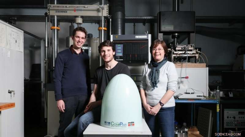 EPFL Engineers Develop Advanced Self‑Healing Composite for Aircraft and Wind Turbine Applications