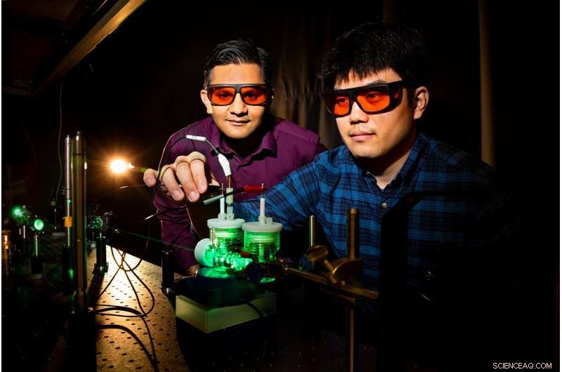 Artificial Photosynthesis Converts CO₂ into Liquid Fuels