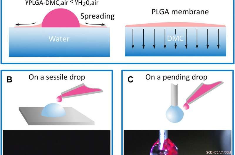 Rapid Liquid Packaging: Encasing Water Silhouettes in 3‑D Polymer Membranes for Lab‑in‑a‑Drop Experiments