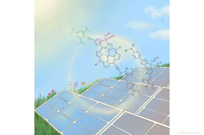 Enhancing Dye‑Sensitized Solar Cell Efficiency with a Novel Molecular Dye