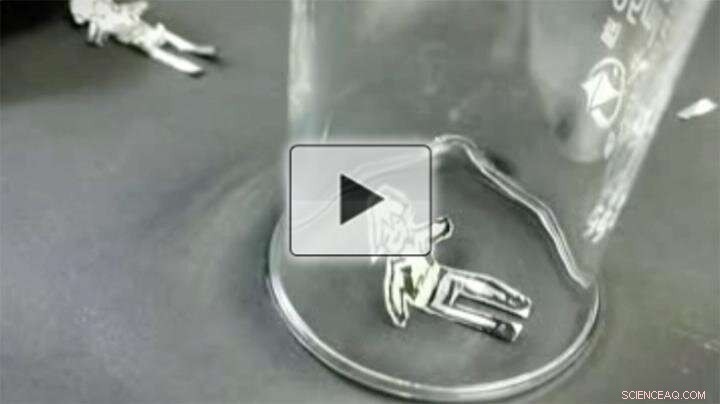 New Crystalline Artificial Muscle Brings Paper Doll to Life for Sit‑Up Demonstrations