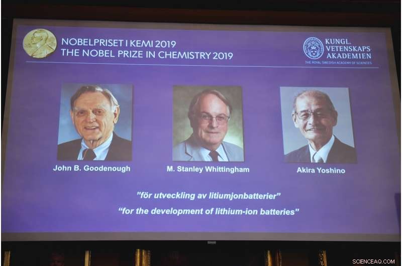 Three Scientists Awarded Nobel Prize in Chemistry for Breakthroughs in Lithium‑Ion Battery Technology