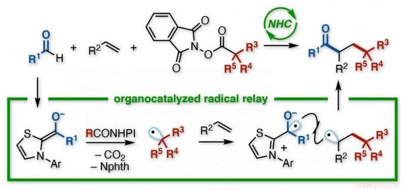 Vicinal Reaction: A Novel Radical Approach to Link Three Organic Groups Efficiently