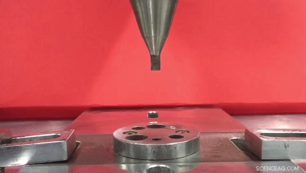 Cold Joining of Metallic Glasses Powered by Rapid Surface Dynamics