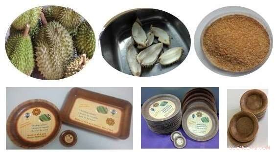 Durian Skin Biocomposite: Sustainable Take‑Out Containers & 3‑D Printing Applications