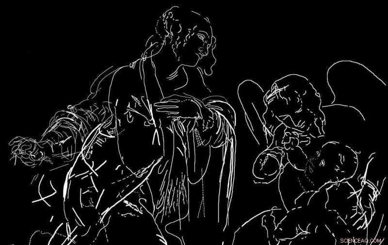 Advanced Algorithm Reveals Hidden Figures in Leonardo da Vinci s  Virgin of the Rocks 