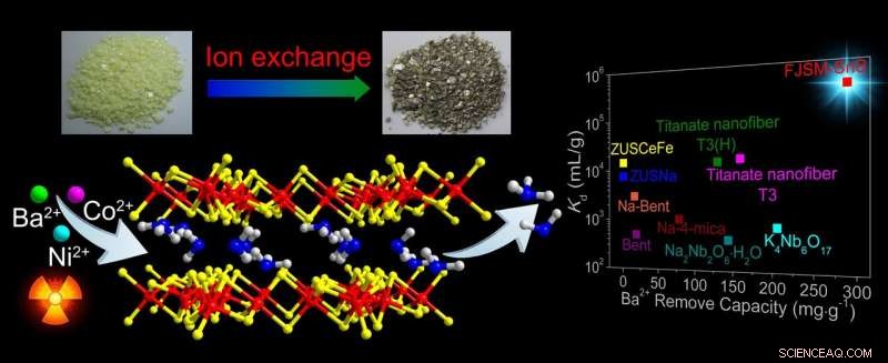 Layered Metal Sulfide Enables Precise Ion Removal from Wastewater