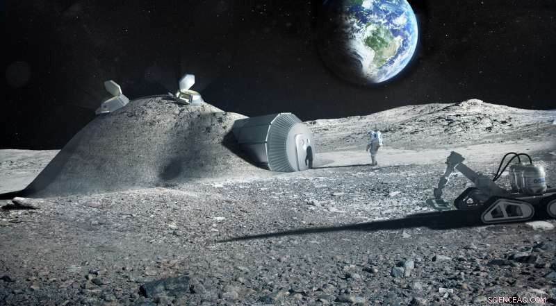 Revolutionary Geopolymer Concrete: Constructing Moon Bases from Regolith and Astronaut Urine