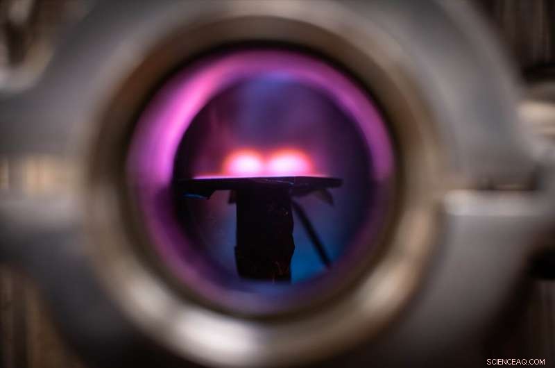 Using Plasma Electrons to Fabricate Thin Metallic Films
