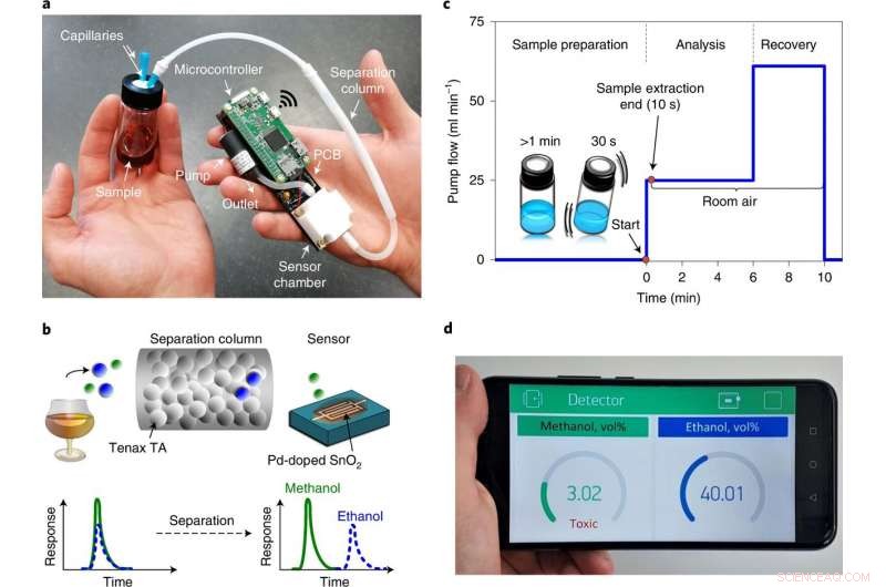 Handheld Smartphone Add‑On Accurately Detects Methanol in Alcoholic Beverages