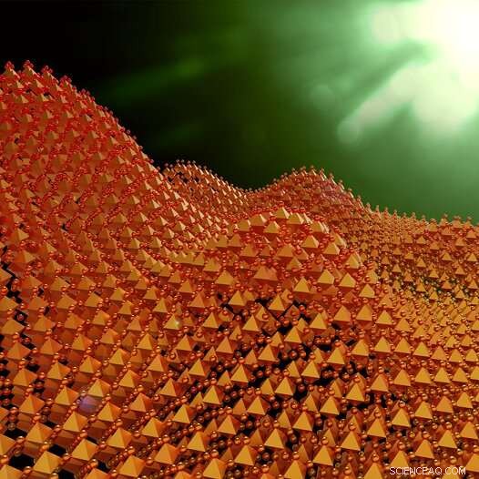 Pressure Boosts Performance of Solar Cell Material