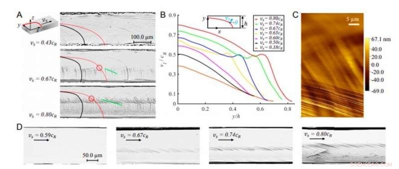 Self-Generated Surface Corrugations During Dynamic Fracture of Silicon Single Crystals