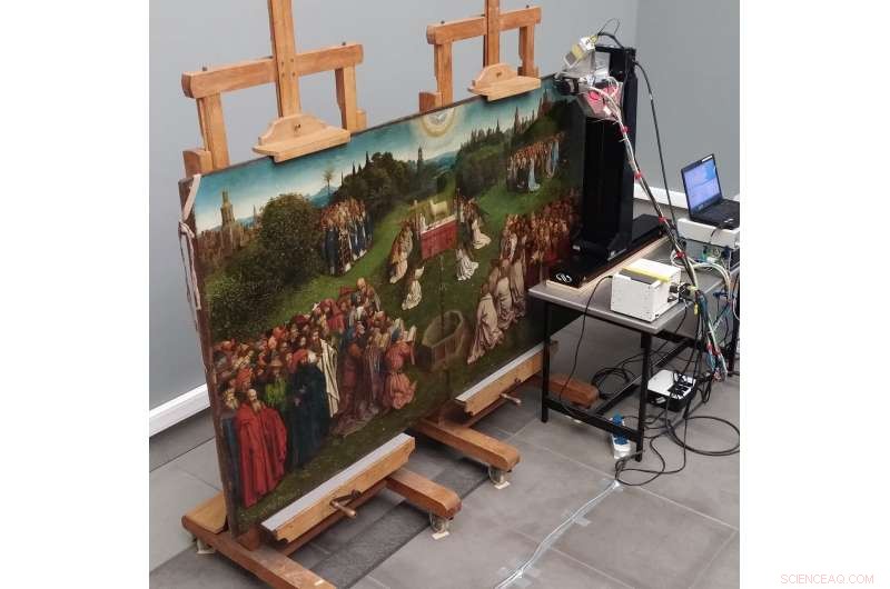 Advanced Imaging Reveals Van Eyck’s Hidden Lamb of God Layers