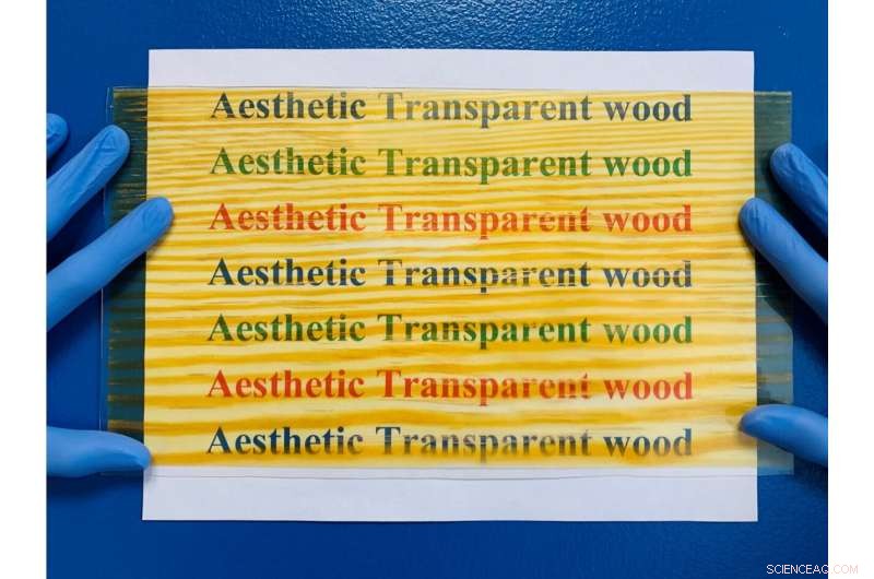 Transparent Wood: Durable, UV‑Blocking, Heat‑Insulating Material with Visible Grain