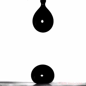 Droplet-Induced Lift of Sessile Drops on Superamphiphobic Surfaces