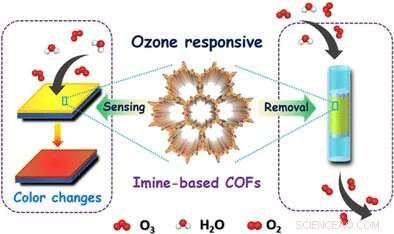 Advanced Crystalline Polymers for Fast Ozone Detection and Rapid Degradation