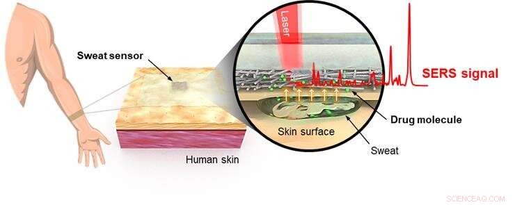 Wearable Sensor Enables Rapid, Accurate On-Site Detection of Illegal Drugs in Sweat