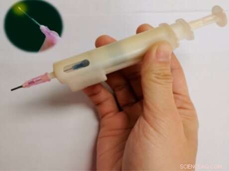 Portable Pen Detects Nerve Agents and Spoiled Food Vapors with a Color‑Changing Glow