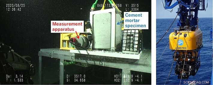Pioneering Deep-Sea In-Situ Test Reveals Hardened Cement Mortar Strength